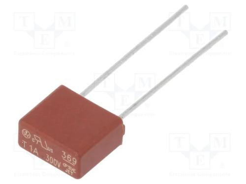 Fusível: Baixa Tensão, Retardado, 1a, 300vac, Te5, 369