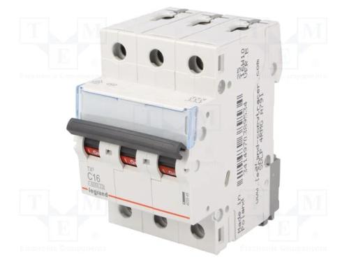 Disjuntor Contra Sobreintensidades, 400vac, Inom: 16a, Polos: 3