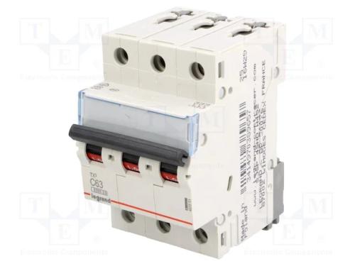 Disjuntor Contra Sobreintensidades, 400vac, Inom: 63a, Polos: 3