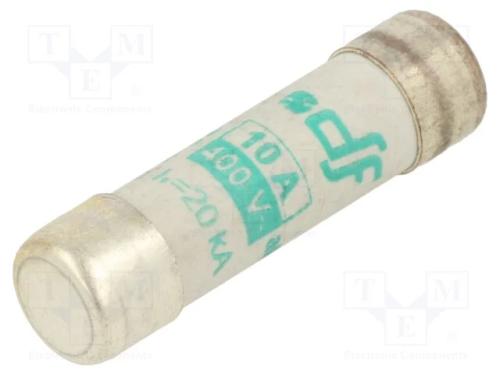 Fusível: Baixa Tensão, Am, 10a, 400vac, 8x31mm