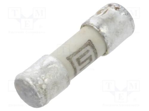 Fusível: baixa tensão, rápido, 125mA, 125VAC, 125.