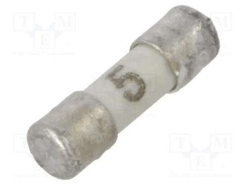 Fusível: baixa tensão, rápido, 5A, 63VAC, 125VDC,.