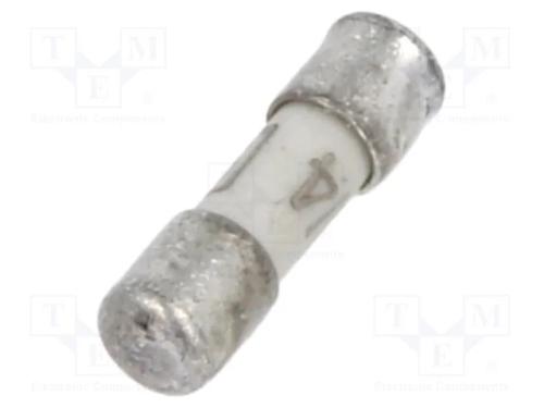 Fusível: baixa tensão, retardado, 750mA, 125VAC, .