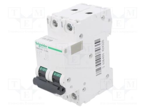Disjuntor Contra Sobreintensidades, 500vdc, Inom: 25a, Polos: 2