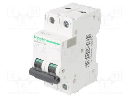 Disjuntor Contra Sobreintensidades, 500vdc, Inom: 40a, Polos: 2