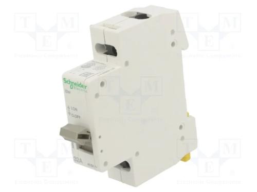 Disjuntor de isolamento, Polos: 2, para trilho DI.