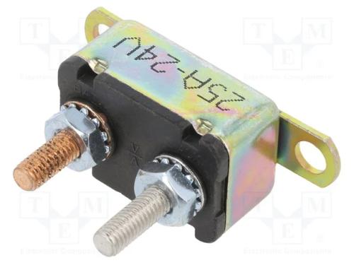 Fusível: Baixa Tensão, 25a, 24vdc, Automotivo, 31,8x20,51x18,54mm
