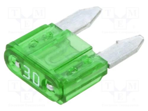 Fusível: Baixa Tensão, 30a, 32vdc, Automotivo, 11mm, Mini