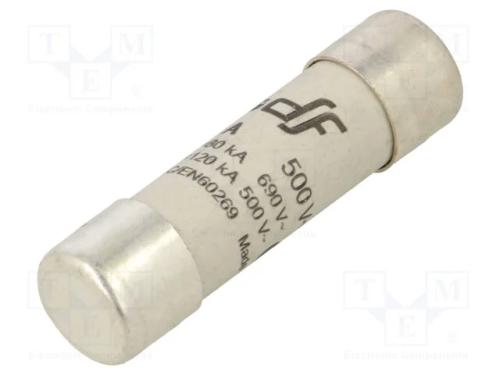 Fusível: Baixa Tensão, Gg, 4a, 500vac, 440vdc, 14x51mm, Cobre