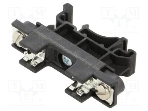 Tomada, Fusíveis Cilíndricos, 6,3x32mm, para Trilho Din, 30a