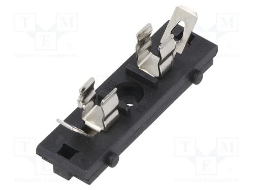 Tomada, Fusíveis Cilíndricos, Roscado, 5x20mm, 8a, Mat: Pbt, 250v