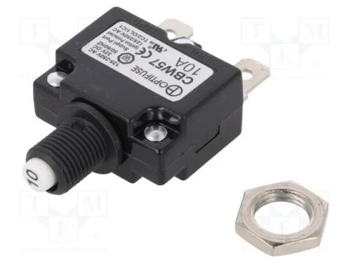 Fusível: Térmico, 10a, Imax: 1ka, 125v,250v, 32vdc,50vdc