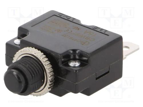 Fusível: Térmico, 15a, Imax: 1ka, 125v,250v, 32vdc,50vdc