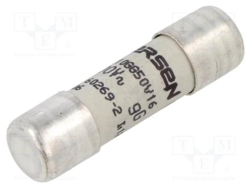 Fusível: Baixa Tensão, Gg, 16a, 500vac, Cerâmico, 10x38mm