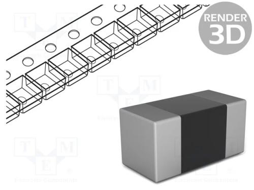 Fusível: baixa tensão, rápido, 1A, 32VDC, SMD, ER.