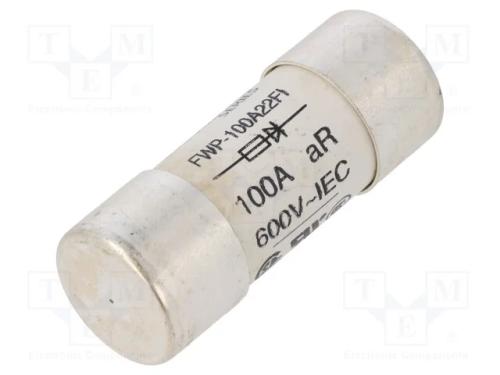 Fusível: Baixa Tensão, Rápido, 100a, 690vac, 22,2x58mm