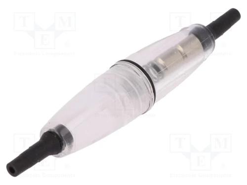 Tomada, Fusíveis Cilíndricos, 6,3x32mm, com Fio, Imax: 10a, Ip66