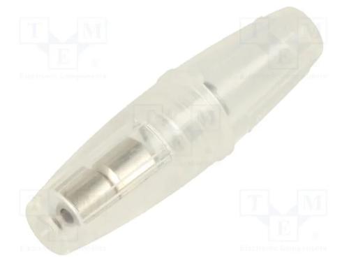 Tomada, Fusíveis Cilíndricos, 6,3x25mm, com Fio, Imax: 10a