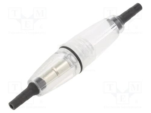 Tomada, Fusíveis Cilíndricos, 6,3x25mm, com Fio, Imax: 10a
