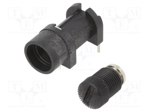 Tomada, Fusíveis Cilíndricos, Pcb, 5x20mm, -20÷85c, 6,3a, Ul94v-0