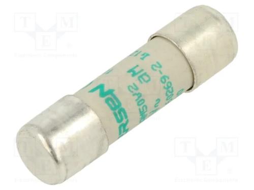 Fusível: Baixa Tensão, Am,Retardado, 2a, 500vac, 10x38mm