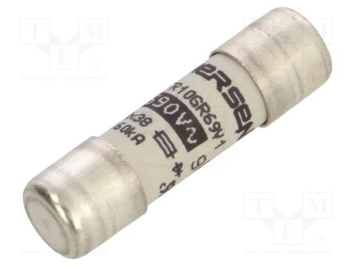 Fusível: Baixa Tensão, Gr,Super-Imediato, 1a, 690vac, 10x38mm