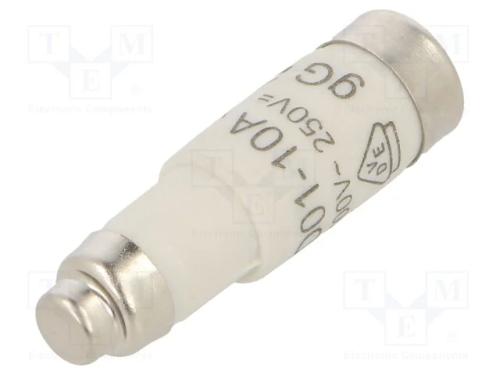 Fusível: Baixa Tensão, Gg,Retardado, 10a, 400vac, 250vdc, D01