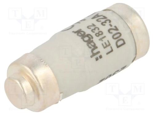 Fusível: Baixa Tensão, Gg,Retardado, 32a, 400vac, 250vdc, D02