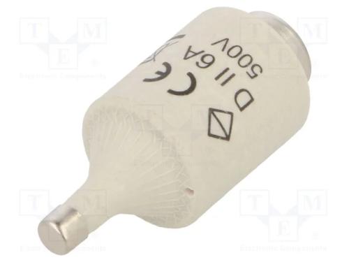 Fusível: Baixa Tensão, Gg,Rápido, 6a, 500vac, Dii
