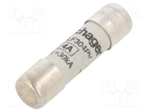 Fusível: Baixa Tensão, Gpv,Retardado, 4a, 1kvdc, 10x38mm