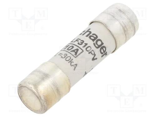 Fusível: Baixa Tensão, Gpv,Retardado, 10a, 1kvdc, 10x38mm