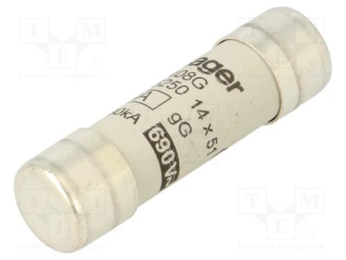 Fusível: Baixa Tensão, Gg, 8a, 690vac, Cilíndrico,Industrial