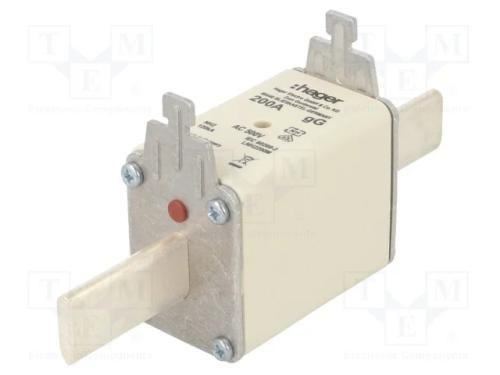 Fusível: Baixa Tensão, Gg, 200a, 500vac, Industrial, Nh2