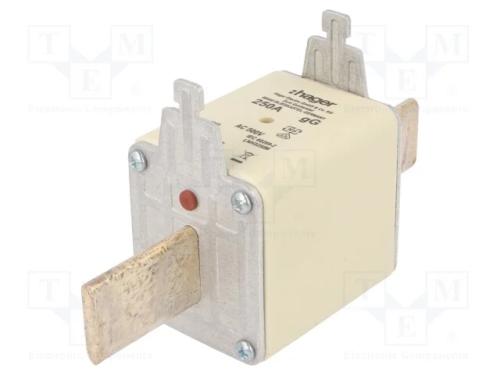 Fusível: Baixa Tensão, Gg, 250a, 500vac, Industrial, Nh3c
