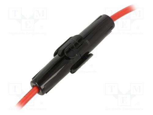 Tomada, Fusíveis Cilíndricos, 6,3x32mm, Imax: 20a, Contatos: Latão