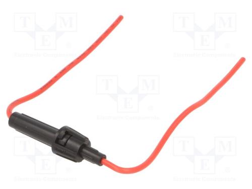 Tomada, Fusíveis Cilíndricos, 6,3x32mm, Imax: 10a, Contatos: Latão