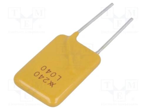 Fusível: de Polímero Ptc, 400ma, 5mm, Polyswitch