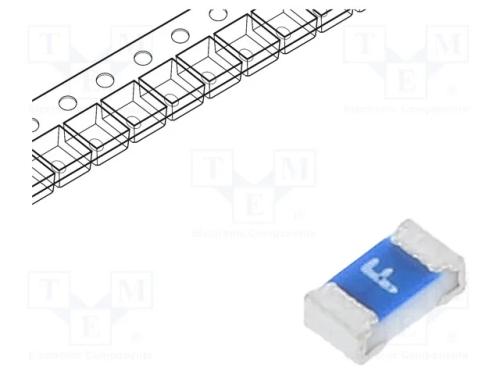 Fusível: baixa tensão, super-imediato, 500mA, 32V.