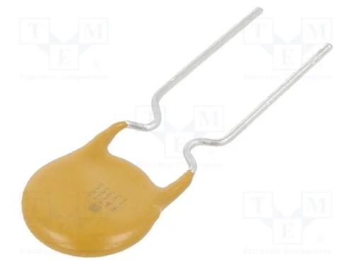 Fusível: de Polímero Ptc, 1,1a, 30vdc, Tht, 8,9x3x14mm, Pfra, 4,4mm