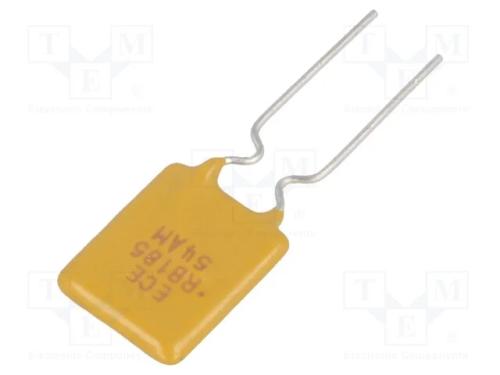Fusível: de Polímero Ptc, 1,85a, 10,2x15,7mm, 5,1mm, 0,51x7,6mm