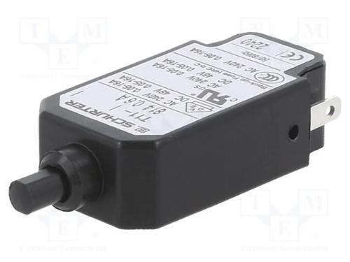 Disjuntor Contra Sobreintensidades, Unom: 240vac, 48vdc, 0,6a