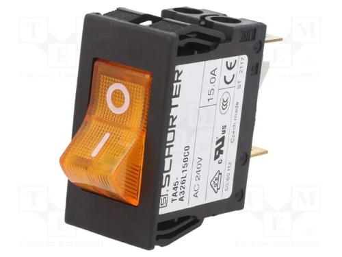 Disjuntor Contra Sobreintensidades, Unom: 240vac, 60vdc, 15a