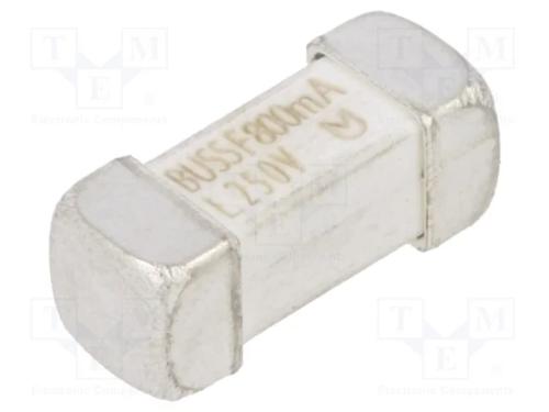 Fusível: baixa tensão, rápido, 800mA, 350VAC, 250.