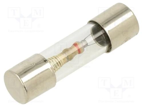 Fusível: Baixa Tensão, Retardado, 125ma, 250vac, de Vidro, 5x20mm