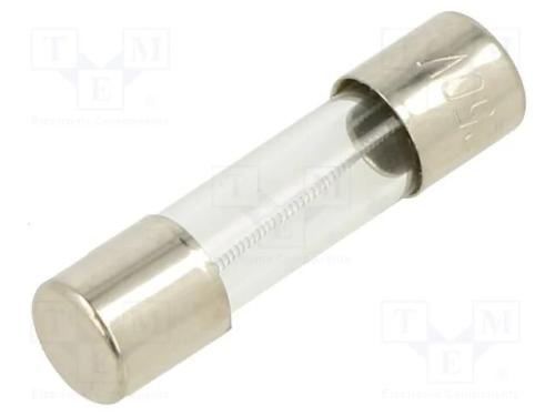 Fusível: Baixa Tensão, Retardado, 100ma, 250vac, de Vidro, 5x20mm