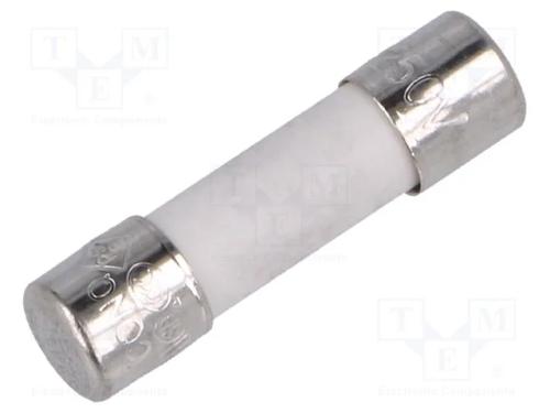 Fusível: Baixa Tensão, Rápido, 5a, 250vac, Cerâmico,Cilíndrico