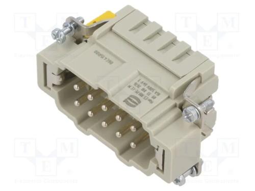 Conector: HDC, inserto de contatos, macho, Han ES.