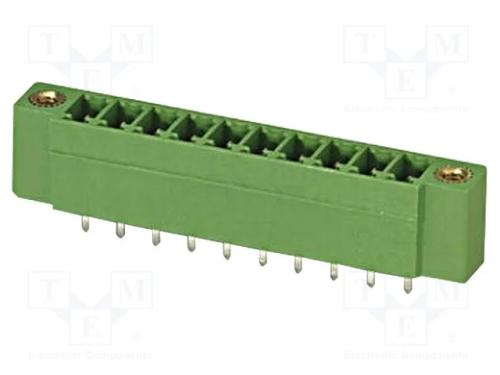 Bloco terminal separável, 3,5mm, faixas: 16, simp.