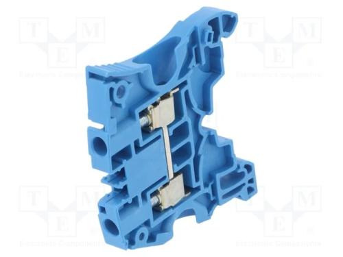 Conector: de carril, 0,2÷6mm2, faixas: 1, braçade.