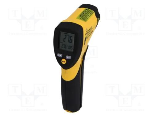 Pirómetro, Lcd, -50÷800c, Exat.(Ir): +(1.0% +1.0c), E: 0,1÷1
